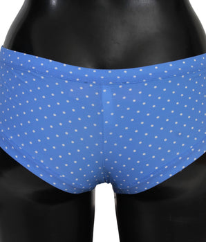 Ermanno Scervino Blue Shorts Beachwear Bikini Bottoms Swimsuit