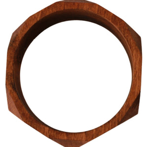 Costume National Chic Unisex Wooden Bracelet