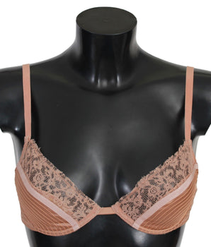 Ermanno Scervino Sujetador push-up elegante de encaje nude