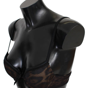 Sujetador push-up de leopardo Sultry de Roberto Cavalli