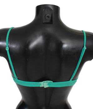 Ermanno Scervino Sujetador push-up lujoso de algodón verde