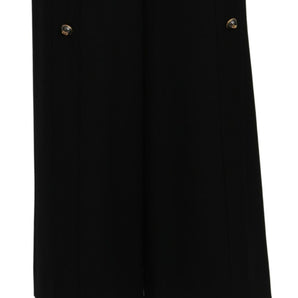 Dolce &amp; Gabbana Elegant High Waist Wide Leg Wool Pants