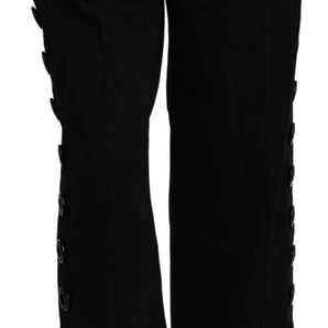 Dolce &amp; Gabbana Elegant High Waist Cropped Pants