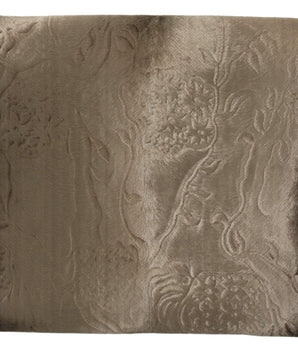 Dolce &amp; Gabbana Beige Velvet Floral Leather Men Document Briefcase