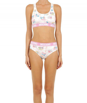 Moschino White Two-Piece Sleepwear My Little Pony Bikini