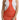 Dsquared² Orange White Crewneck Sleeveless Tank T-shirt Dress Top Dsquared²