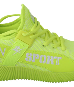 Philipp Plein Stylish Light Green Casual Sneakers Philipp Plein 