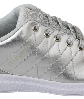 Philipp Plein Sleek Silver Sneakers for Trendsetters Philipp Plein 