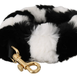 Dolce &amp; Gabbana Elegant Fur Shoulder Strap Accessory