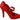 Dolce & Gabbana Red Floral Crystal CINDERELLA Heels Shoes