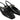 Jimmy Choo Elegant Black Patent Flats with Crystal Accent Jimmy Choo