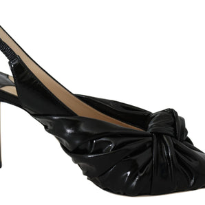 Jimmy Choo Elegant Black Leather Pointed Toe Pumps Jimmy Choo 