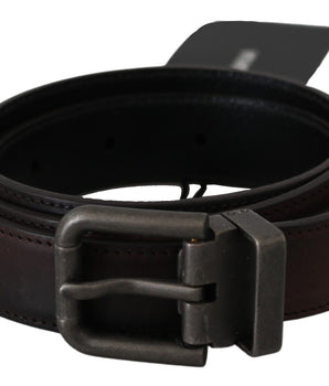 Dolce & Gabbana Elegant Leather Belt in Classic Brown Dolce & Gabbana 