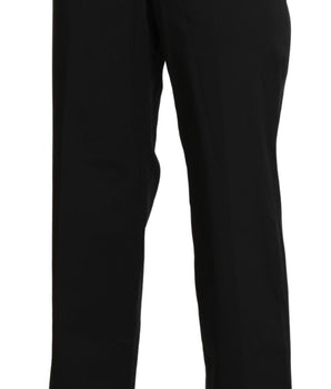 BENCIVENGA Black High Waist Straight Dress Trouser Pants BENCIVENGA 