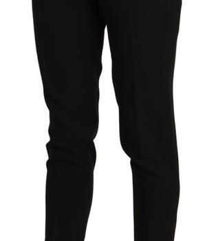 BENCIVENGA Black High Waist Skinny Cropped Dress Trouser Pant BENCIVENGA 