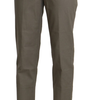 BENCIVENGA Gray High Waist Cropped Dress Trouser Pants BENCIVENGA 