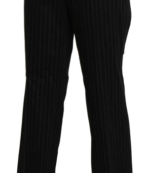 BENCIVENGA Black High Waist Straight Dress Trouser Pants BENCIVENGA 