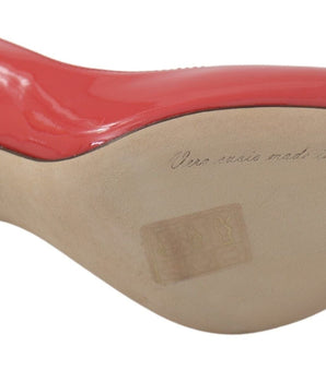 Dolce & Gabbana Elegant Dark Pink Patent Leather Pumps Dolce & Gabbana 