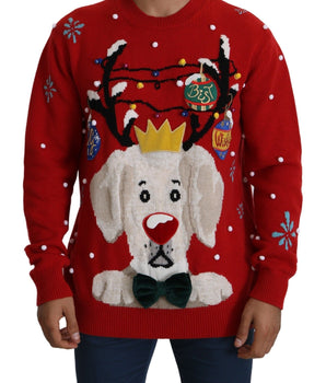 Dolce & Gabbana Elegant Christmas Cashmere Sweater Dolce & Gabbana 