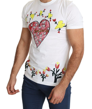 Dolce & Gabbana Chic Saint Valentine Print Crew Neck T-Shirt Dolce & Gabbana 