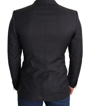 Dolce &amp; Gabbana Elegante blazer Martini de lana virgen negra