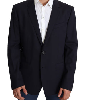 Dolce & Gabbana Exquisite Black Wool Stretch Martini Blazer Dolce & Gabbana 