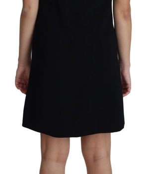 Dolce & Gabbana Elegant Sleeveless Black A-Line Mini Dress Dolce & Gabbana 