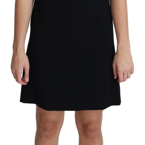 Dolce &amp; Gabbana Elegant Sleeveless Black A-Line Mini Dress