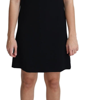 Dolce & Gabbana Elegant Sleeveless Black A-Line Mini Dress Dolce & Gabbana 
