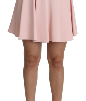 Dolce & Gabbana Elegant Pink Flare A-line Mini Skirt Dolce & Gabbana 