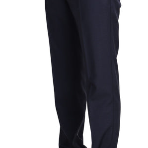 Dolce &amp; Gabbana Elegant Slim Fit Wool Blend Dress Pants