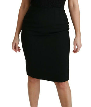 Dolce &amp; Gabbana Minivestido elegante con brocado de encaje floral