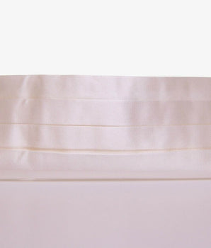 Dolce & Gabbana Elegant White Silk Cummerbund Dolce & Gabbana 
