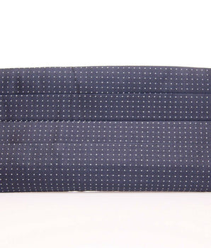 Dolce & Gabbana Blue Waist Smoking Tuxedo Cummerbund Belt