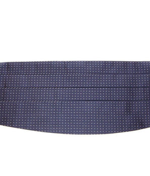 Dolce & Gabbana Blue Waist Smoking Tuxedo Cummerbund Belt