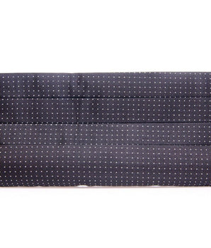 Dolce & Gabbana Elegant Black Silk Cummerbund with Polka Dots Dolce & Gabbana 
