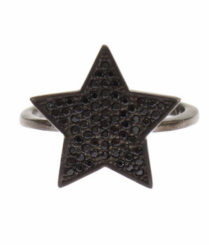 Nialaya Exquisite Sterling Silver CZ Crystal Ring Nialaya 