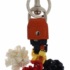 Dolce &amp; Gabbana Sicilian Raffia Charm Keyring