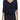 Exte Blue Cotton Top Pullover Deep V-neck Women Sweater Exte