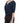 Exte Blue Cotton Top Pullover Deep V-neck Women Sweater Exte 