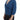 Exte Blue Cotton Top Pullover Deep V-neck Women Sweater Exte