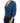 Exte Blue Cotton Top Pullover Deep V-neck Women Sweater Exte 