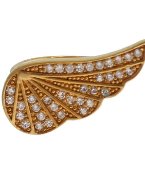 Nialaya Glamorous Gold Plated Crystal Ring Nialaya 