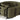 Ermanno Scervino Green 100% Cotton Rustic Bronze Buckle Belt
