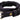 GF Ferre Black Leather Thin Gold Metal Chrome Buckle Belt