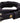 GF Ferre Black Leather Thin Gold Metal Chrome Buckle Belt GF Ferre 