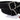 GF Ferre Black Leather Silver Chrome Metal Buckle Belt