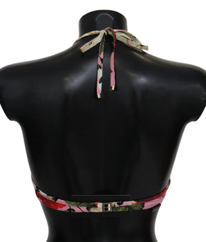 Top de baño floral elegante de Dolce &amp; Gabbana