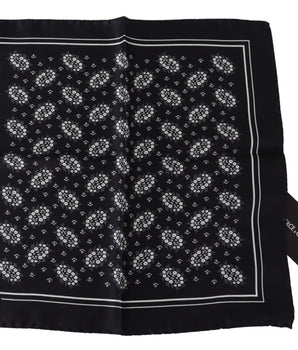 Dolce & Gabbana Elegant Silk Patterned Pocket Square Dolce & Gabbana 