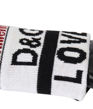 Dolce & Gabbana Multicolored Virgin Wool Wrist Wrap Dolce & Gabbana 